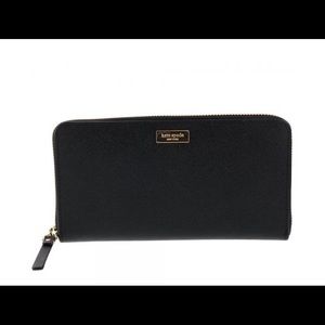 Kate Spade Laurel Way Neda Saffiano Leather Zip Around Wallet